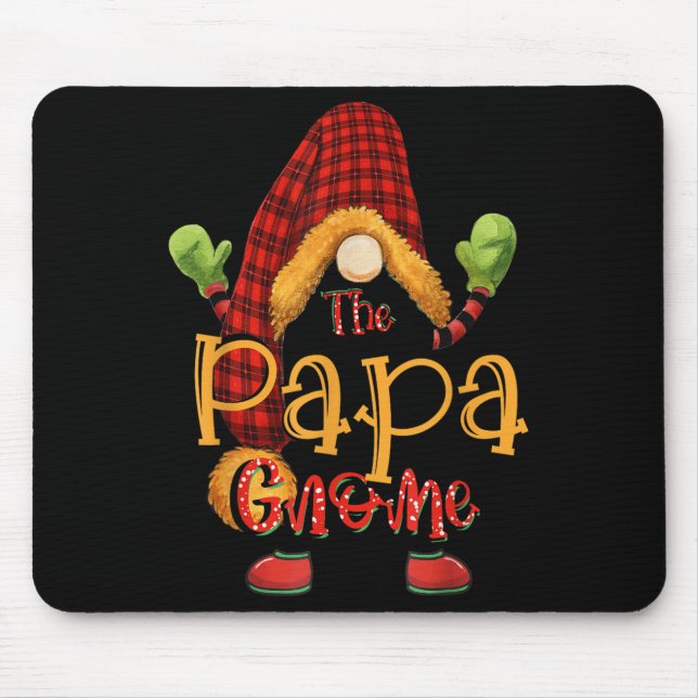 Papa Gnome Christmas Pajamas Matching Family Group Musmatta (Framsidan)