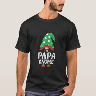 Papa Gnome Matching Christmas Family Pajama Funny  T Shirt
