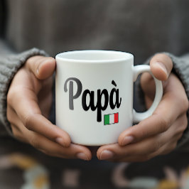 Papà Italian Flag Mug - Father Dad Kaffemugg