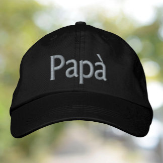 Papà Italienska Pappa broderade tak Broderad Keps