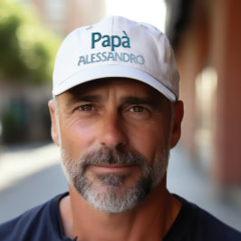 Papà Italienska Pappa personlig, broderade kapsyl Broderad Keps