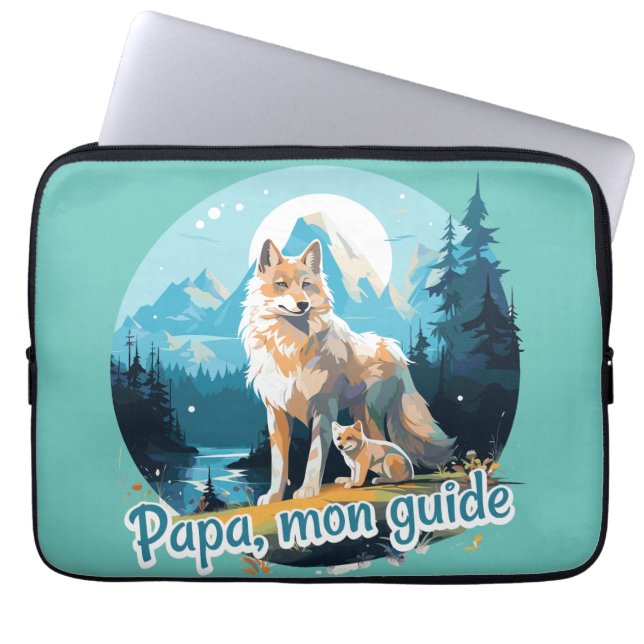 Papa, mon guide laptop fodral (Framsidan)