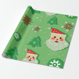 Papá Noel y Abetos Festivos Presentpapper
