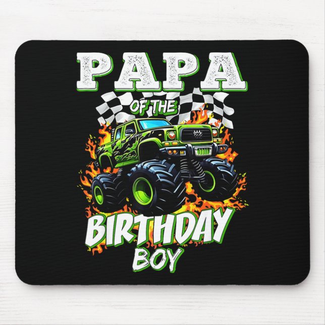Papa Of The Birthday Boy Monster Truck Birthday Ki Musmatta (Framsidan)