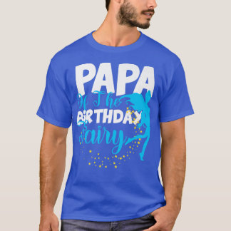 Papa of The Birthday Fairy Fantasy Birthday Squad  T Shirt