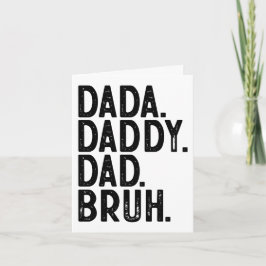 PAPA PAPPAN PÅ FAR BROR Anpassad FOTO FARS DAG Kort