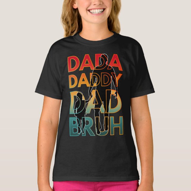 PAPA PAPPAN PAPPAN BRUH T SHIRT (Framsida)