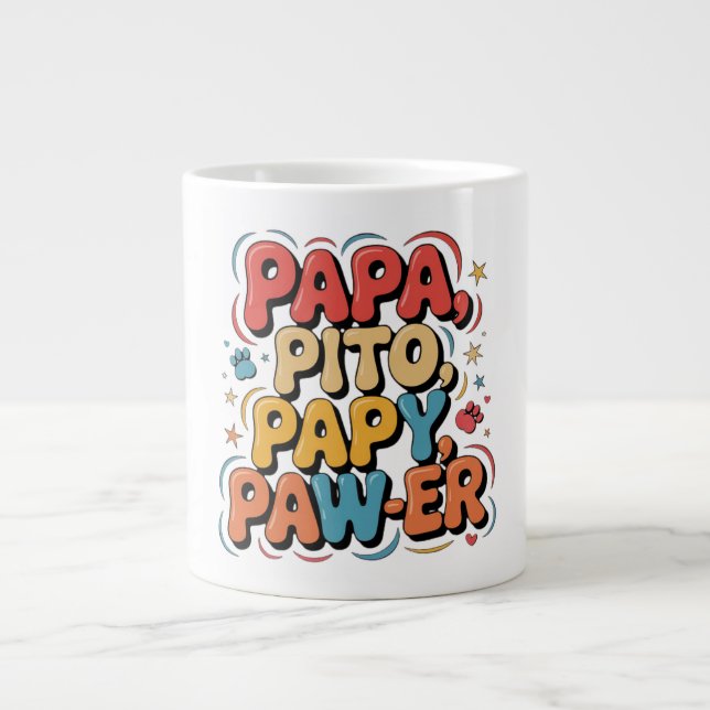 Papa Pito Pappa Kraft Jumbo Mugg (Framsidan)