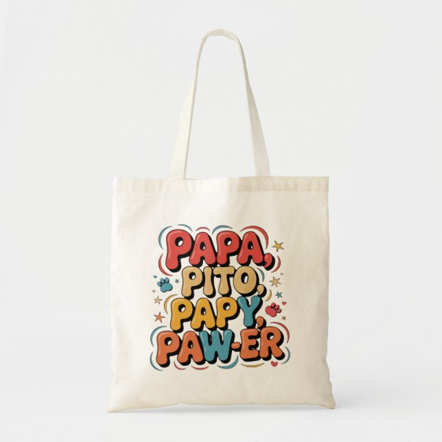 Papa Pito Pappa Kraft Tygkasse (Framsidan)