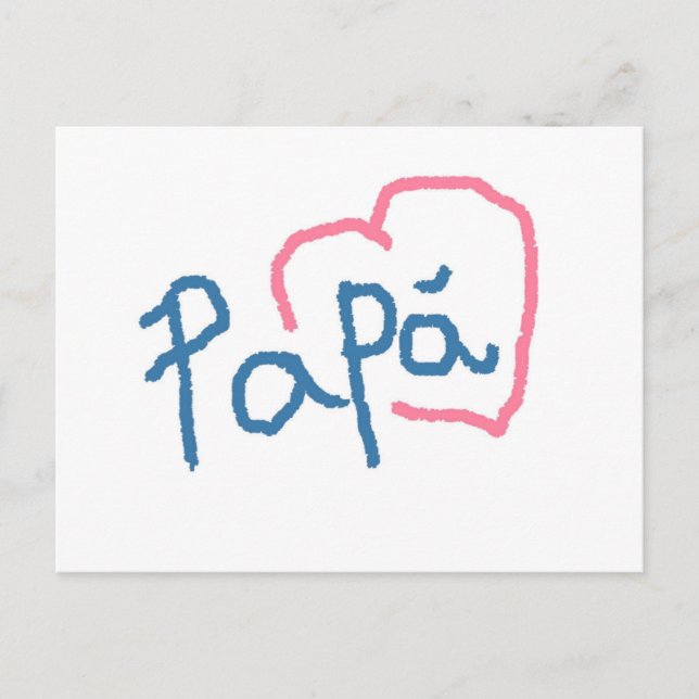 Papá - Postal Vykort (Framsida)