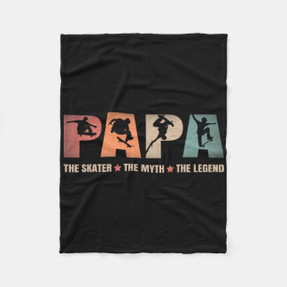 Papa Skater Myth Legend Skateboard Skateboarding D Fleecefilt