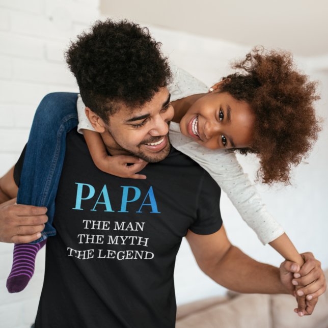 Papa The Man The Myth The Legend T-Shirt (Skapare uppladdad)