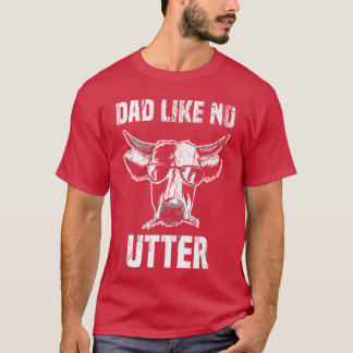 Papa wie Keine Utter Funny Fathers Day Animal Word T Shirt