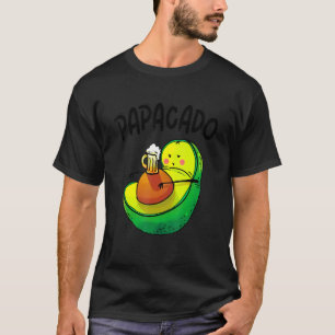 Papaacado Avocado Pappa Vegan Pappa Announcement T Shirt