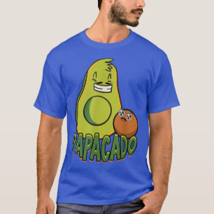 Papacado Pappa pappa Plant Based Grönt Vegetarian  T Shirt