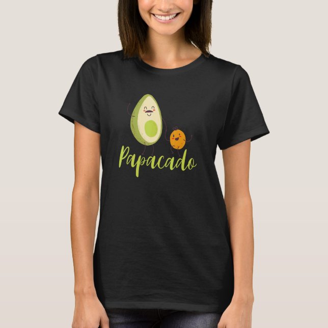 Papacado Pappa ska bli blivande förälder, stolt pa T Shirt (Framsida)
