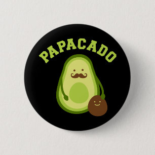Papacado, roligt presentkort, ny pappa eller pappa knapp