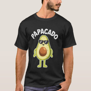 Papacado skjorta män Avocado framtida pappa gravid T Shirt
