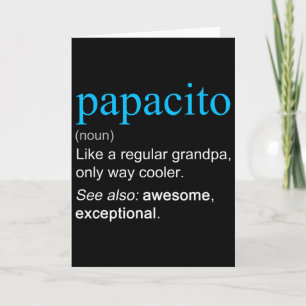 Papacito Definition Substantiv Som En Farfar Coola Kort