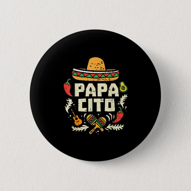 Papacito Family Cinco De Mayo Matchin Couple Mexii Knapp (Framsida)