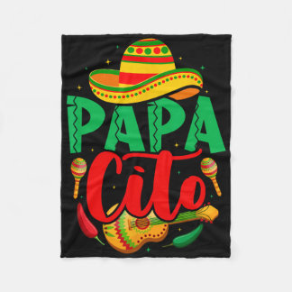 Papacito Mamacita Cinco De Mayo Rolig Matchning Fö Fleecefilt