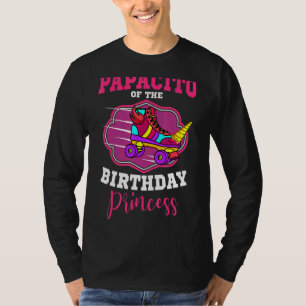 Papacito the Birthday Princess Roller Skates Sk T Shirt