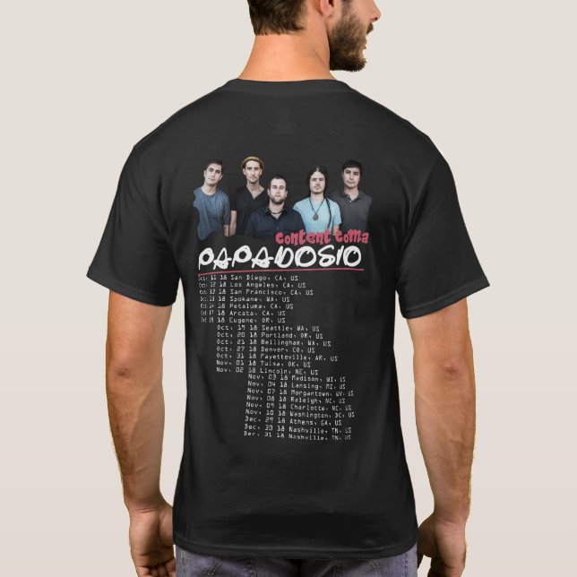 PAPADOSIO TURNERAR 2018 T SHIRT (Baksida)