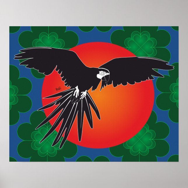 Papagei Ara Poster (Framsidan)
