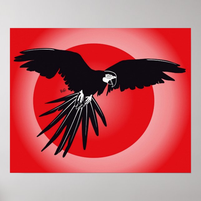 Papagei Ara Poster (Framsidan)