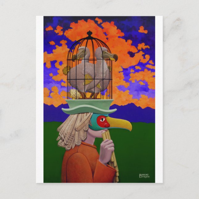 Papageno eller Birdcatcher Vykort (Framsida)