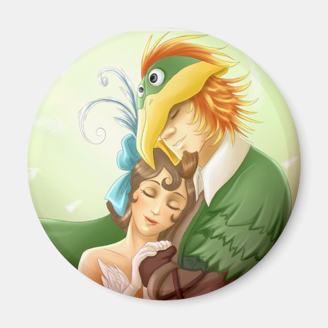 Papageno Papagena Magnet (Framsidan)