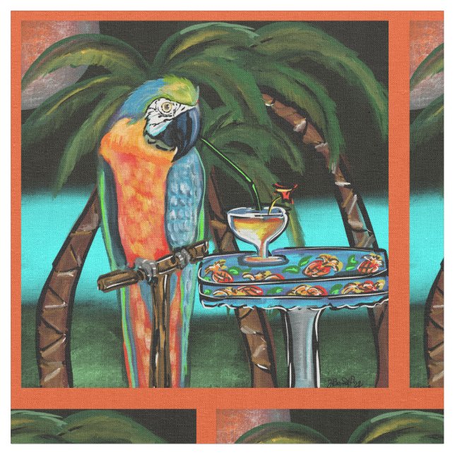 PAPAGOJER TYG (Närbild)