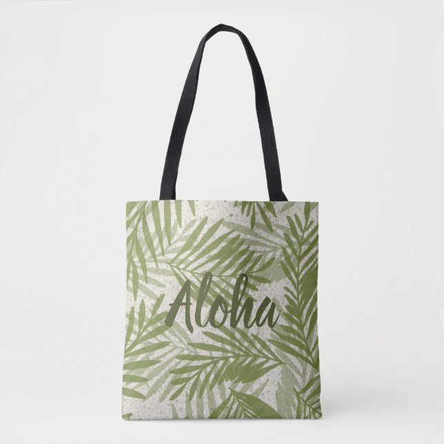 Papakolea Sandy Beach Handflatan Beach Beach Bag Tygkasse (Framsida)