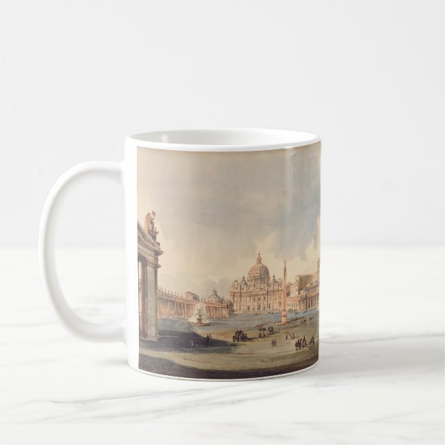 Papal basilika Sankt Petrus i Vatikanen Kaffemugg (Vänster)