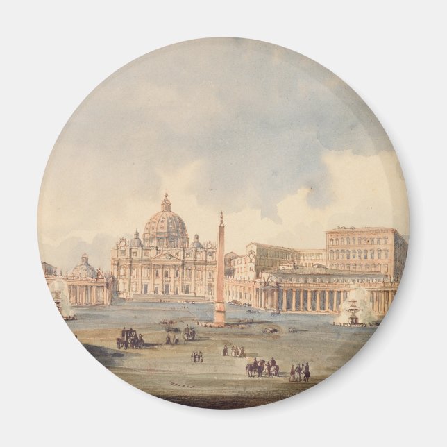 Papal basilika Sankt Petrus i Vatikanen Magnet (Framsidan)