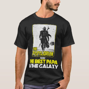 Papalorian är det bästa Pappa i Galaxy Lycklig F T Shirt