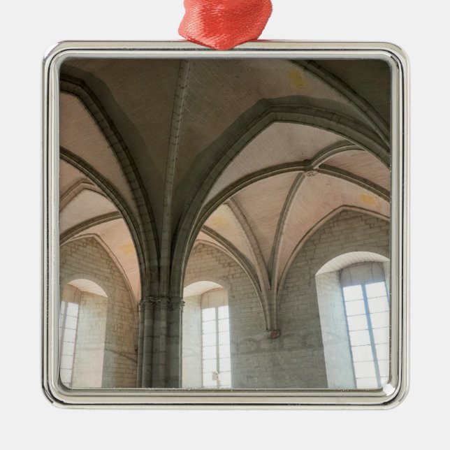 Papalpalatsets arkitektur julgransprydnad metall (Framsidan)