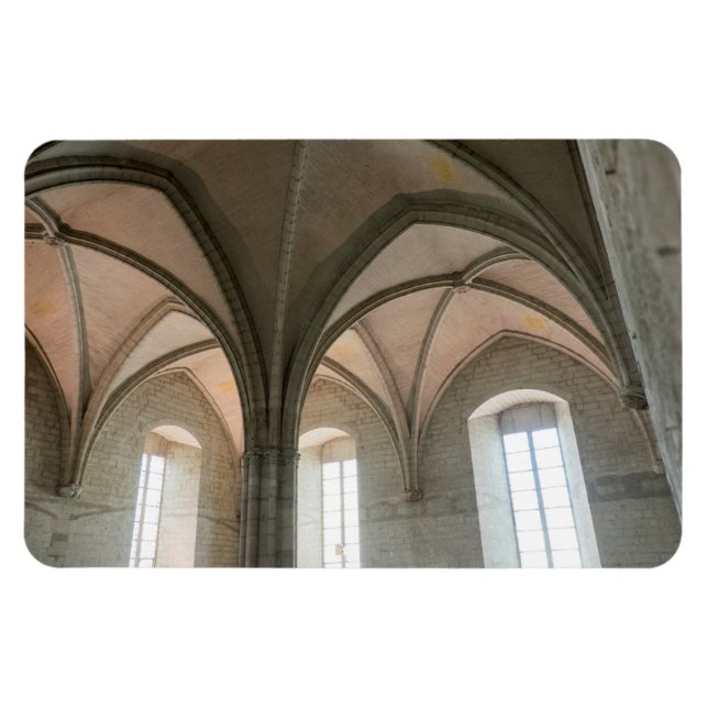 Papalpalatsets arkitektur magnet (Horisontell)