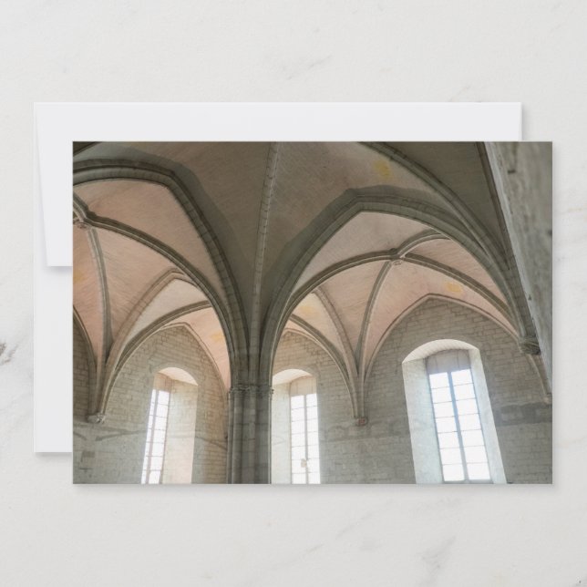 Papalpalatsets arkitektur tack kort (Framsida)