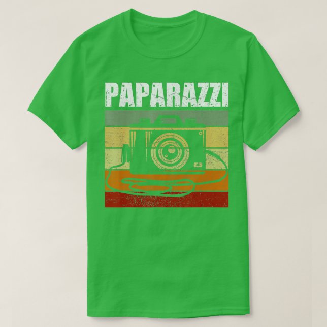 Paparazzi Camera Lover Photographer Daddy  T Shirt (Design framsida)
