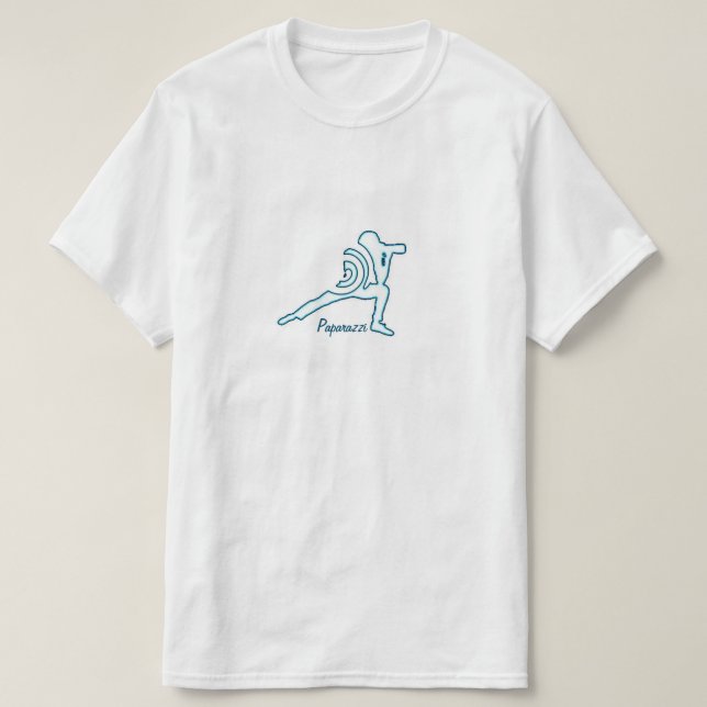 Paparazzi (Dubbla Sided) - A MisterP Shirt T Shirt (Design framsida)