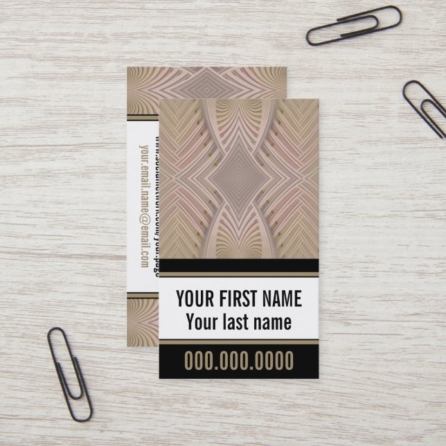 Paparazzi Personliga Affärskort Visitkort (Fram/Back In Situ)