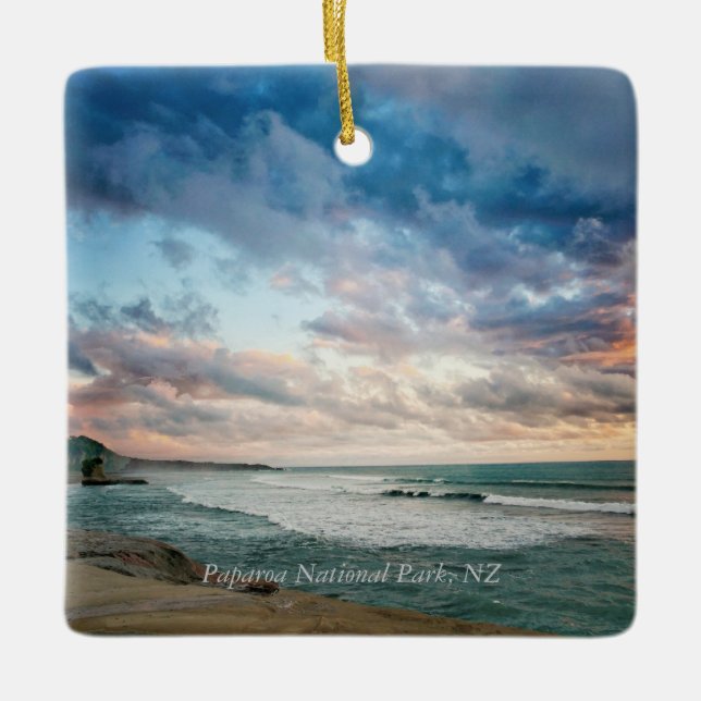 Paparoas nationalpark märkt julgransprydnad keramik (Framsida)