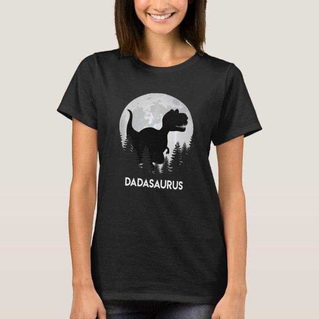 Papasaurus pappa Far T Shirt (Framsida)