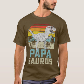 Papasaurus Rex Dinosaur Pappa Saurus Family Matchi T Shirt