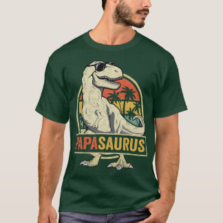 Papasaurus Rex Far Dinosaur Family Dino Pappa Sa T Shirt