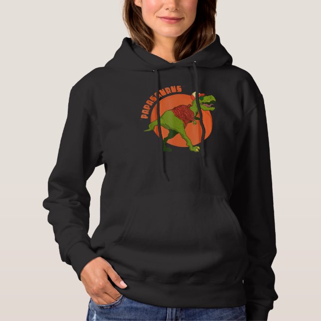 Papasaurus Tee T rex Pappa Saurus Dinosaur Grandpa (Framsida)