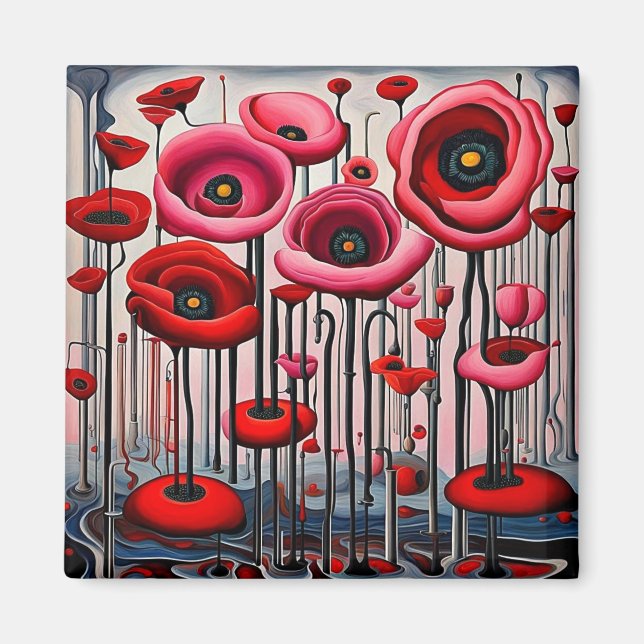 Papaveri Tubolari 7 Magnet (Framsidan)