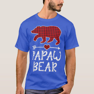 Papaw Bear Funny Pajama Red Play 1635 T Shirt