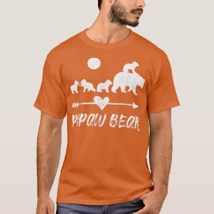 Papaw Bear Shirt med fyra Unge-gåva av spjutspets T